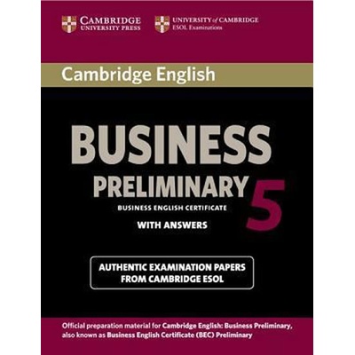 Cambridge BEC 5 Preliminary Student´s Book with answers