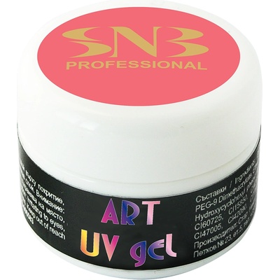 SNB Uv Гел боичка snb за декорация, корал пастел, 5 мл, npga12 (npga12)