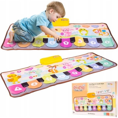 PlayFellow Interaktivní taneční podložka pro děti se zvířátky a pianem 75743 – Zbozi.Blesk.cz