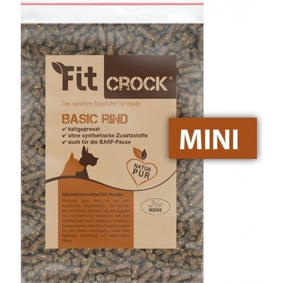 cdVet Fit-Crock Basic Mini Hovězí lisované za studena 0,2 kg