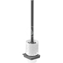 Sapho ZEN BLACK nástěnná WC štětka (166497)