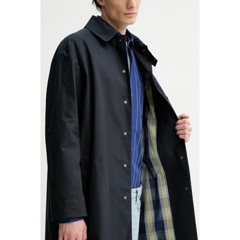 APC Памучно палто A. P. C. mac arthur в тъмносиньо преходен модел COERC. H01535 (COERC.H01535)