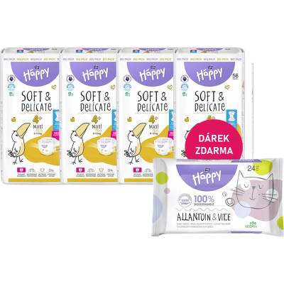 Bella Happy Soft & Delicate BigPack 4+ 9-15 kg - 4x56 ks 224 ks