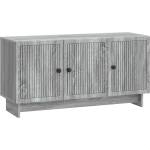 vidaXL ТВ шкаф 99 x 34, 5 x 50 см Сива сонома Инженерна дървесина (894031)