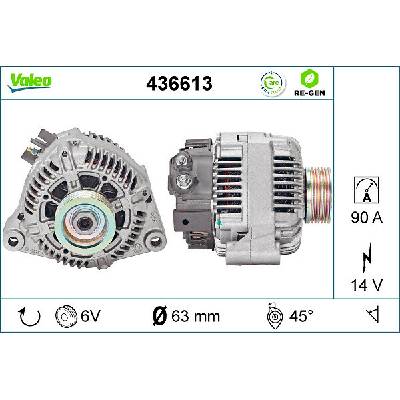 VALEO Alternátor 436613