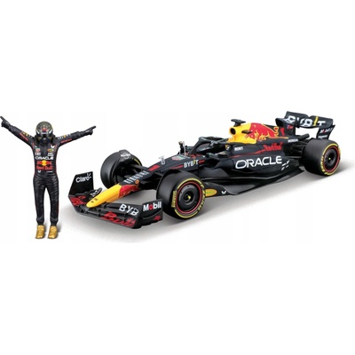Bburago Formule F1 Red Bull RB19 figurka Max Verstappenmodel 18-28036 1:24