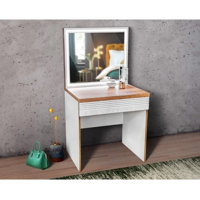 Мебелна фабрика НОВ ДОМ - гр. Ямбол Тоалетка Лас Вегас + ЛЕД осветление (16123)