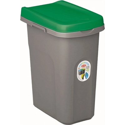 M.A.T. odpadkový koš HOME ECO SYSTEM PH sivý / zelený 40 l