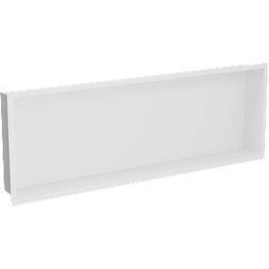 Mexen X-Wall-R вградена лавица с ръб 90 x 30 см, бяла - 1920903010 (1920903010)