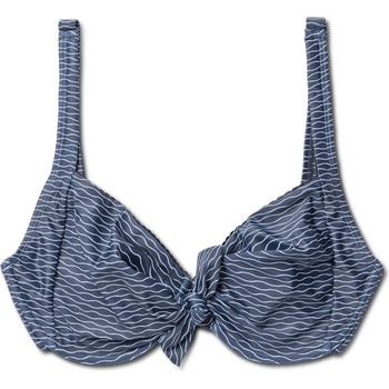 Panos Emporio Бикини Panos Emporio Women's Wave Pattern Balconette Bikinis - Blue