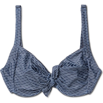 Panos Emporio Бикини Panos Emporio Women's Wave Pattern Balconette Bikinis - Blue