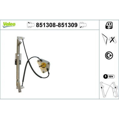 Zvedací zařízení oken VALEO 851308