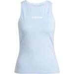 adidas Дамски потник Adidas Essentials Linear Slim Cotton Tank Top Womens - Glow Blue