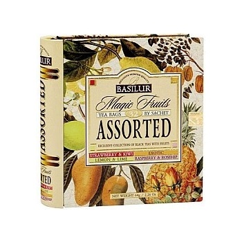 Basilur Kniha Assorted Magic Fruit plech 32 x 2 g