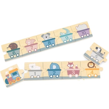 Image 1 of Viga Toys Пъзел с числа и множества Viga Toys PolarB (44071)