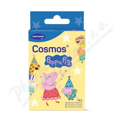 Cosmos dětská náplast Peppa pig 12 ks