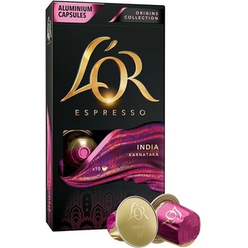 L'OR L´OR India - 10 алуминиеви капсули, съвместими с кафе машини Nespresso®*