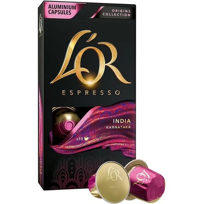 L'OR L´OR India - 10 алуминиеви капсули, съвместими с кафе машини Nespresso®*