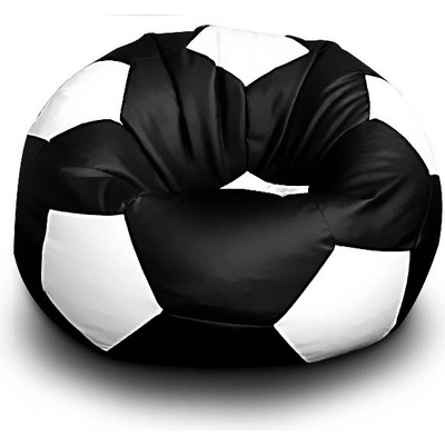 FITMANIA Fotbalový míč XL Vzor 04 ČERNO-BÍLÁ