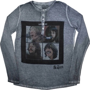 The Beatles Let It Be Stone Wash Blue M Риза (BEATLST634MBL02)