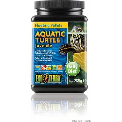 Hagen Floating Pellets - Juvenile Aquatic Turtle, храна за подрастващи водни костетурки - 265 гр - ГЕРМАНИЯ - PT3249