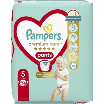 Pampers Pants 5 Premium Care 34 броя