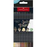 Faber-Castell Цветни моливи FABER-CASTELL Black Edition триъгълно черно тяло 12 броя FC116414 (FC116414)