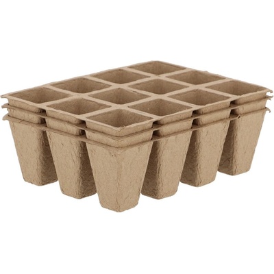 Plato na sazenice ECO, 16x12x5cm, balení obsahuje 3 kusy!|Esschert Design