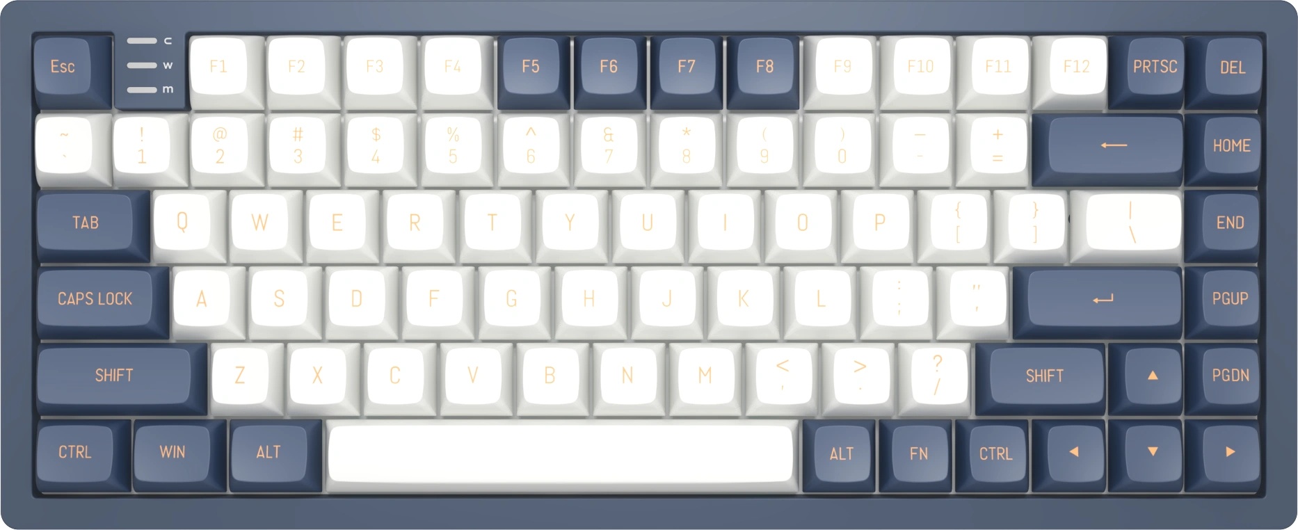 Dark Project KD83A Ivory/Navy Blue RGB RGB 75 G3MS Sapphire (FSH-DP-KD-83A-NAVY)