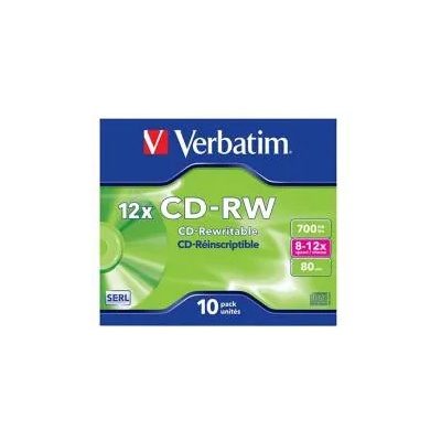 Verbatim CD-RW, презаписваем, 700 MB, 12x, с покритие против надраскване, в кутия, office1_2065120052