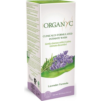 Organyc bio sprchový gel pro citlivou pokožku a intimní hygienu s levandulí 250 ml