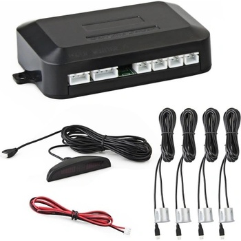 Парктроник / Паркинг сензор с 4 сиви датчика и LED дисплей (4silver-senors)
