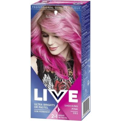 Schwarzkopf Live Ultra Brights or Pastel barva na vlasy 093 Shocking Pink