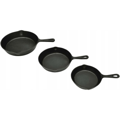 VidaXL Grilovací pánev 1 24 cm litinová