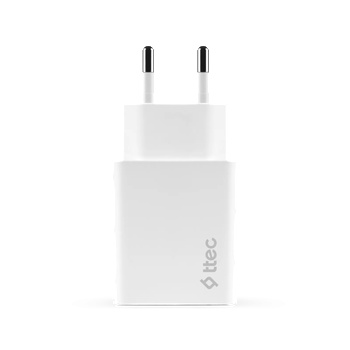 Image 1 of Ttec Адаптер ttec SmartCharger PD Travel Charger , 20W - Бял