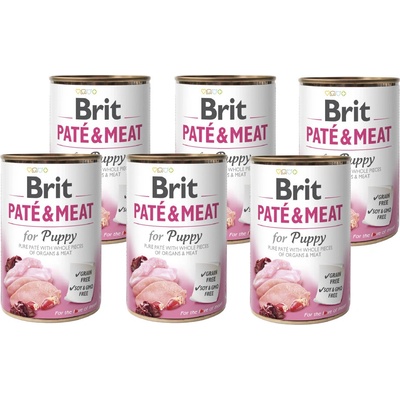 Brit Paté & Meat Puppy 6 x 400 g