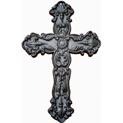 Ornament kríž 250 x 160 mm, liatina bez povrchovej úpravy