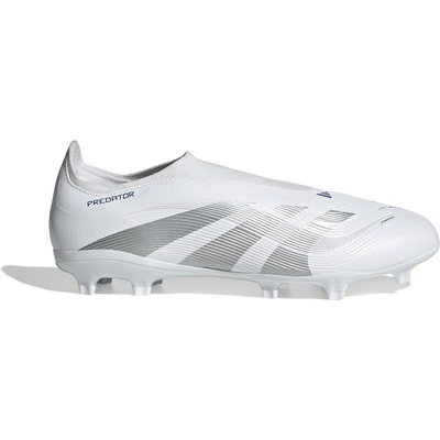 Adidas Футболни бутонки Adidas Predator League Laceless Firm Ground Football Boots - White/Silver