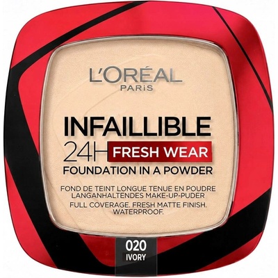 L'Oréal Paris Make-up v pudru Infaillible 24H Fresh Wear Foundation in a Powder 20 Ivory 9 g