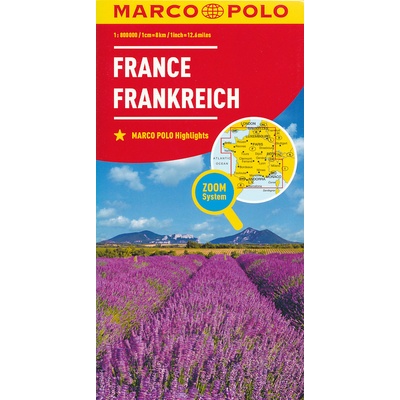 Francie 1:800T mapa Zoom system MD