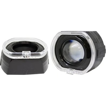 Капачка за лупи 2.5" и 3" - BMW Design с ангелски очи - кристални