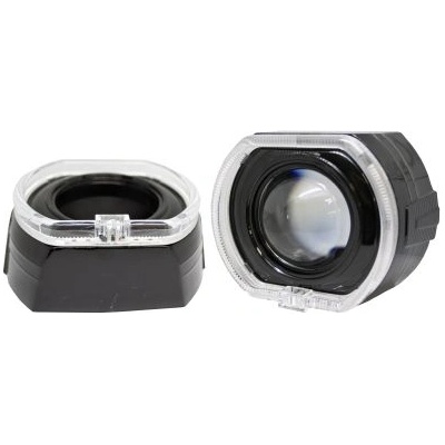 Капачка за лупи 2.5" и 3" - BMW Design с ангелски очи - кристални