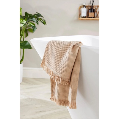 Homelife Хавлиена кърпа Homelife Set of 2 Waffle Hand Towels - Latte