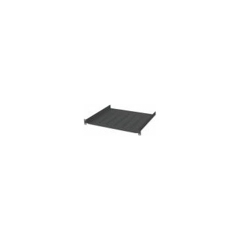 INTELLINET Półka 1U 400mm rack 19 2 attachment points, perforated, black_