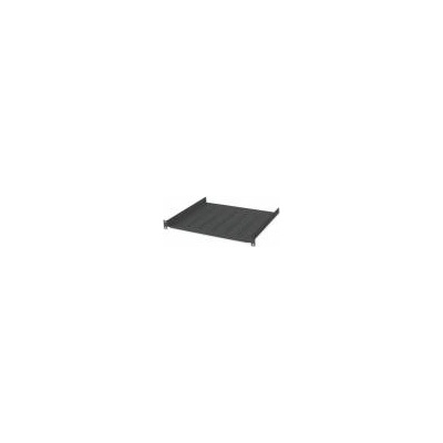 INTELLINET Półka 1U 400mm rack 19 2 attachment points, perforated, black_