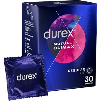 Durex 30 бр. Задържащи презервативи Durex Mutual Pleasure (Climax)