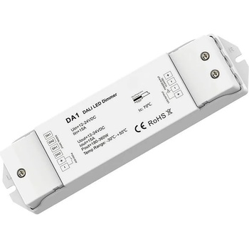 OPTONICA DALI LED ДИМЕР DA1 12-24VDC 15Ax1CH 180W/260W(12V/24V) (6371)