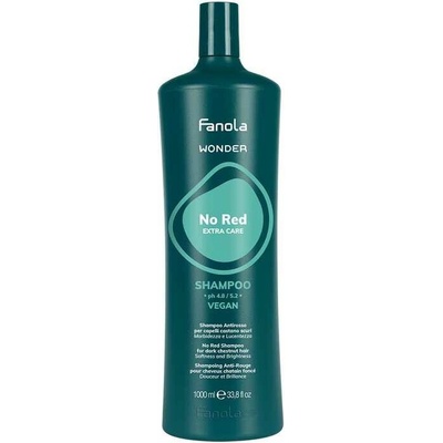 Fanola Wonder No Red Extra Care Shampoo neutralizujúci šampón pre tmavé vlasy 1000 ml