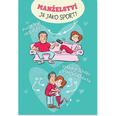 Albi Svatební přání - Manželství je jako sport