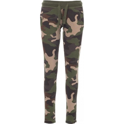 Payper college lady teplákové nohavice dámske melange camouflage